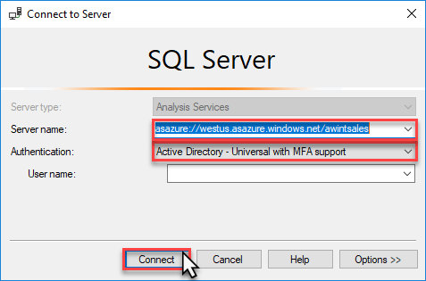 Screenshot of Sign in.