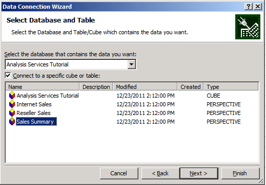 Data Connection wizard in Excel Data Connection wizard in Excel