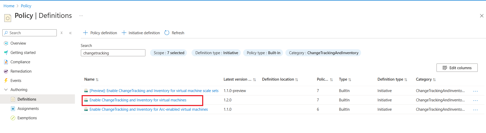 Screenshot that shows selecting virtual machines.
