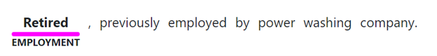 A screenshot of Employment Misclassification.