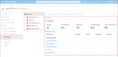 Screenshot of the Overview tab within the Azure portal.