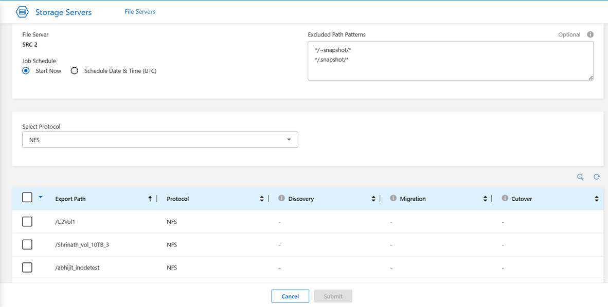 Screenshot of NDM Bulk Configuration.