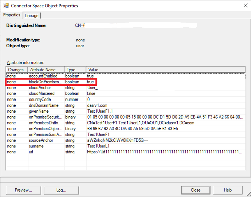 Screenshot of how to block data flow.