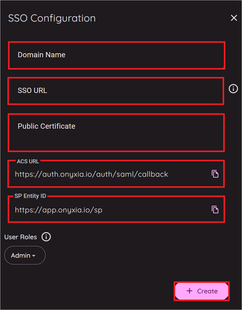Configure Screenshot shows the configuration.