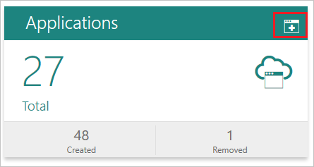 Screenshot shows the Oracle Cloud Icon for adding applications.