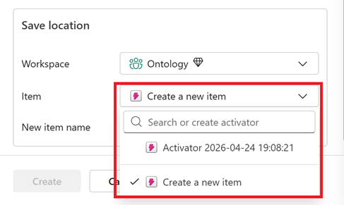 Screenshot of changing the save location.