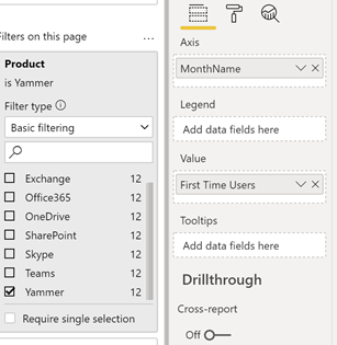 Screenshot of selecting Viva Engage checkbox in Power BI.