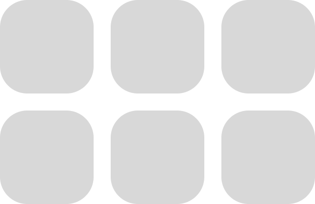 Diagram that shows the uniform layout for app icons.