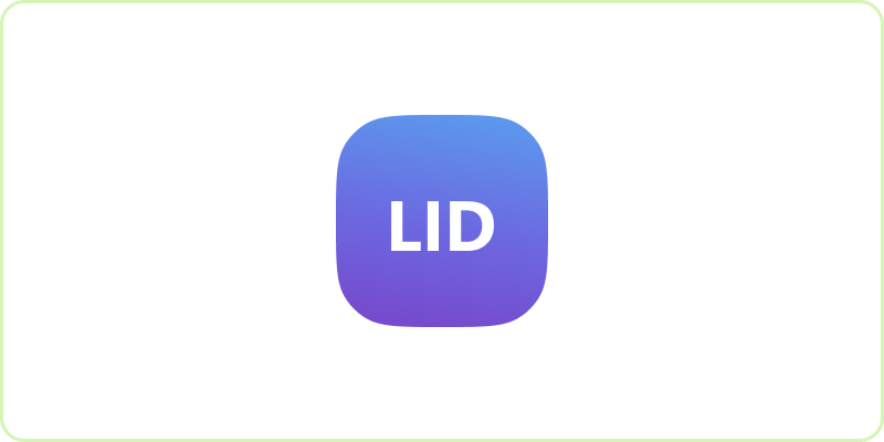 Diagram that shows an app icon with an abbreviation.