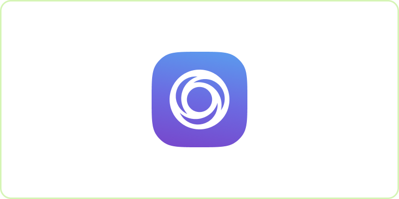 Diagram that shows a balanced app icon.