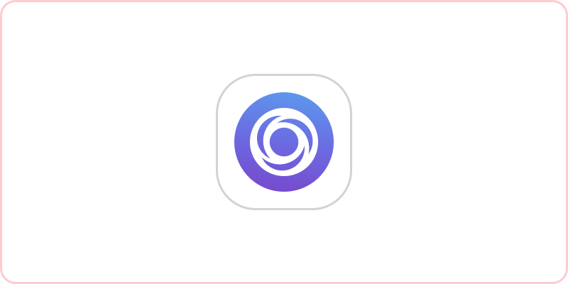 Diagram that shows an app icon with your brand in a circle.