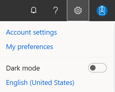 Screenshot showing the Settings menu expanded.