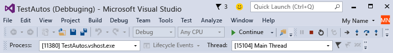 DebugLocationToolbar DebugLocationToolbar