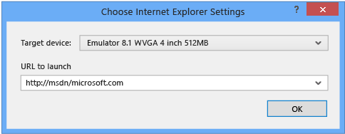 PDHUB_ChoosePhoneAnalysisTarget Specify the url to display in Internet Explorer