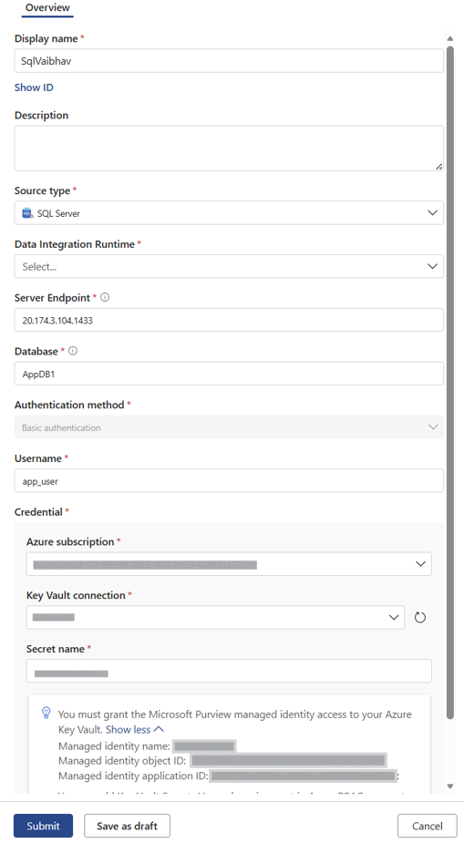 sqlserver connection