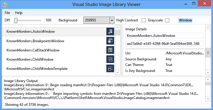 Image Library Viewer Filter Image Library Viewer Filter