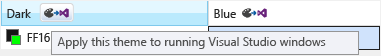 VSIX Color Editor Apply