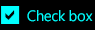 Disabled check box in the High Contrast theme