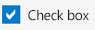 Pressed check box in the Light theme
