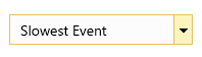 Focused drop-down/combo box in the Blue theme