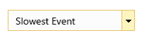 Hover state drop-down/combo box in the Blue theme