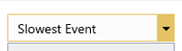 Pressed drop-down/combo box in the Blue theme