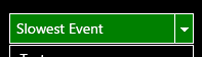 Pressed drop-down/combo box in the High Contrast theme