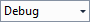 0303-043_DropdownSelectionField Default command bar drop-down selection field
