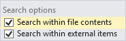 0303-129_SearchCheckboxHover Search options (check box) on hover