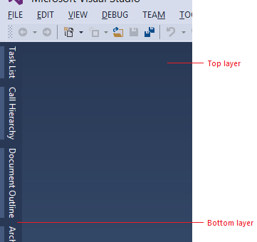 0303-187_ShellBackgroundRedline Visual Studio shell background (redline)