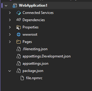 Screenshot that shows the effect of the fileToFile rule.