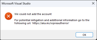 Screenshot of a preauthorization error dialog.