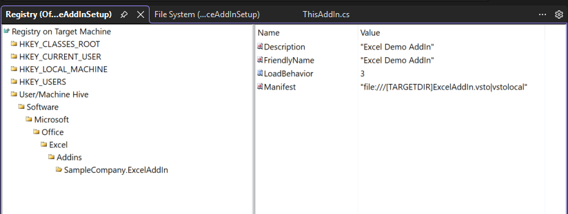 Screenshot of the Registry Editor.