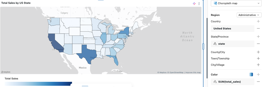 Choropleth map example
