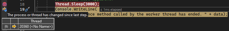 ThreadIDDataTip Screenshot of the Thread ID in a DataTip.
