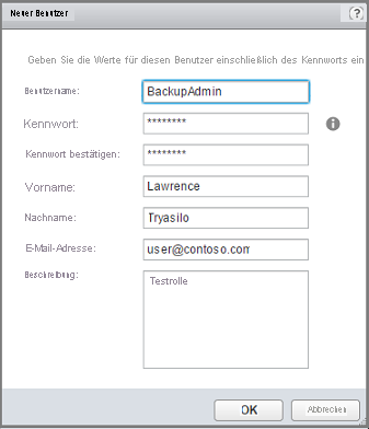 Screenshot des Dialogfelds 