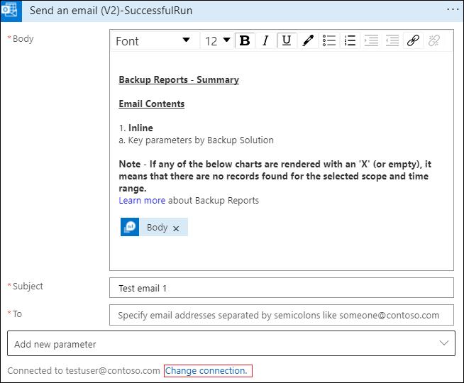 Screenshot: Office&nbsp;365 ändert Verbindung
