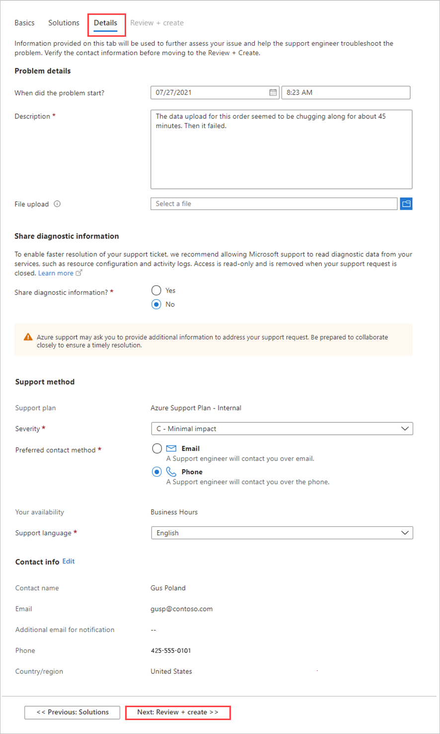 Screenshot der Registerkarte 