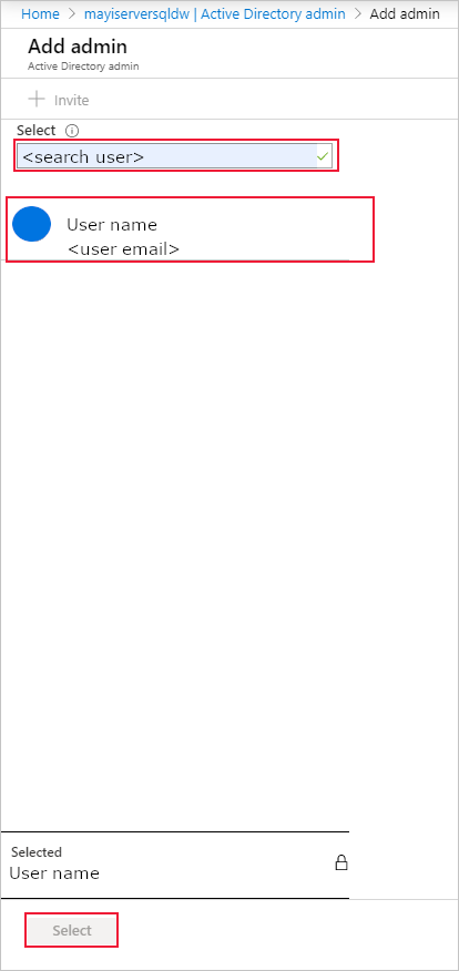 Add Active Directory Admin