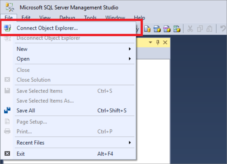 SQL Server-Objekt-Explorer