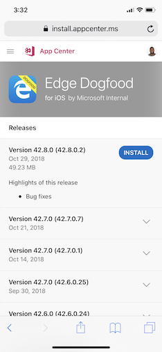 App-Detailansicht im Portal