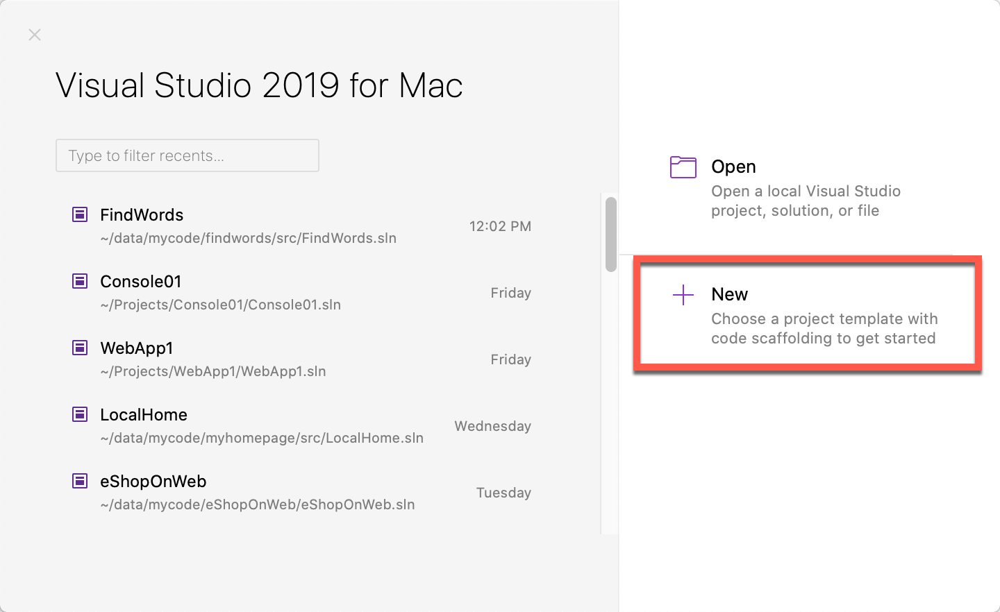 Neue Lösung in macOS