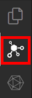 Screenshot des Api Center-Erweiterungssymbols in der Visual Studio Code-Aktivitätsleiste.