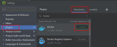 Screenshot, der zeigt, wie Plug-Ins in PyCharm hinzugefügt werden.