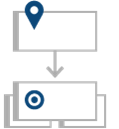 Screenshot, der ein konzeptionelles Diagramm des Verknüpfungstyps 