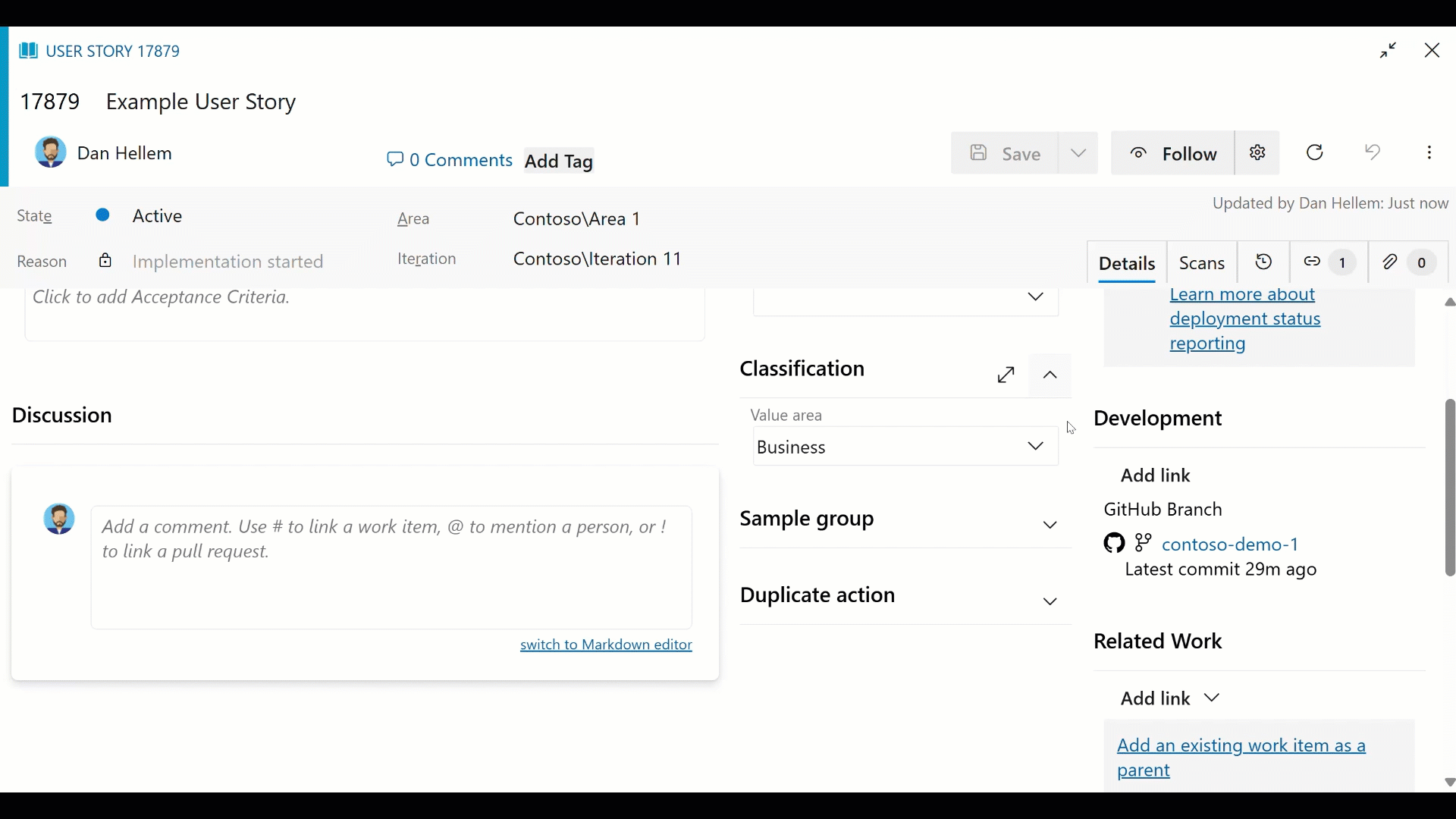Verbesserungen bei der Integration von Gif in Github-Boards.