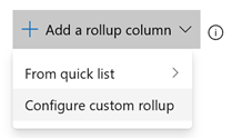 Screenshot der Dropdownliste 