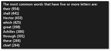 Windows Runtime CommonWords-App Windows Runtime CommonWords-App.