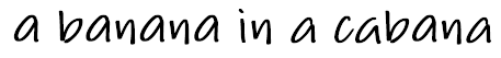 Text mit zufälligen Kontextvarianten von OpenType verwendet