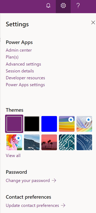 Power Apps einstellungen